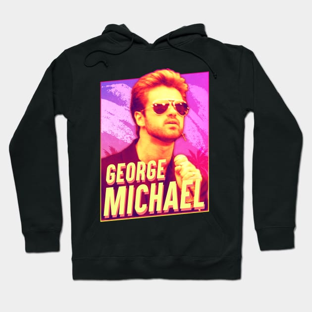 George Michael - 80s pop Hoodie by TheMarineBiologist